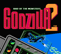 Godzilla 2: War of the Monsters title screenshot